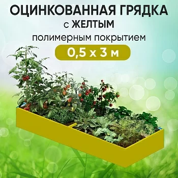 Грядка желтая (0,5 х 3)